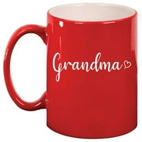 Baka sa srcem keramičkim šalicom za kafu poklon čaj za nju, sestru, žene, bake i bake, porodica, prijateljica,