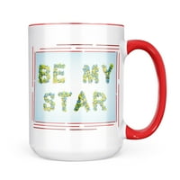 Neonblond Budite moje zvijezde zvijezde Green Blue Rendering Poklon za ljubitelje čaja za kavu