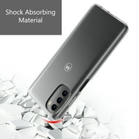Slim-Fit Gel TPU Telefon futrola za Motorola Moto G 5G, sa zaštitnim zaštitnikom od kaljenog stakla