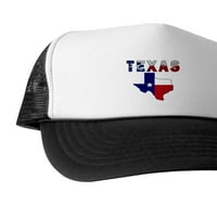 Cafepress - Mapa zastava sa Texas - Jedinstveni kapu za kamiondžija, klasični bejzbol šešir
