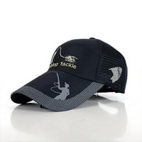 Vanjski trkački šešir nestrukturirani sportski kapu Brzo suho mreža za odrasle crne pinshui