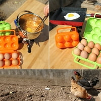 Farfi Vanjski kamp za kampiranje za piknik jaja Kontejner plastični prostor za pohranu