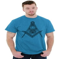 Duhovna majica kratkih rukava Tees Thirts Freemason Simbol Iluminati Kreativna grafika