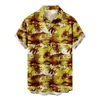 Muškarci Ležerne prilike Havajska košulja Havajska kolica imaju džepove Cardigan majica gumba