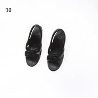 Šarene modne dužine nogu Plastična pribor za cipele za lutke lutke Boot High potpetice 10