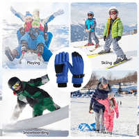 Djeca zimske rukavice i skijaške rukavice-vodootporne hladne vremenske rukavice za skijanje, snowboarding-odgovara