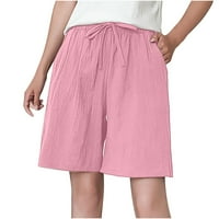 Ženski kratke hlače Ženska ljetna moda Loose CA Sual Quarter hlače sa džepovima