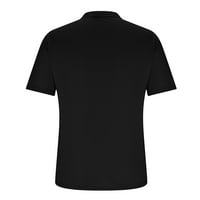HFYIHGF MENS Slim Fit polo majice Skraćeno rukav ljetni na otvorenom Golf košulje casual gumb prema