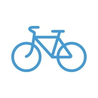 Biciklistički simbol naljepnica naljepnica Die Secke - samoljepljivi vinil - Vremenska zaštitna - izrađena