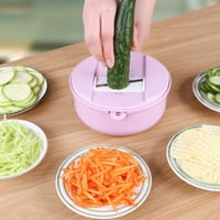 Akoada Kuhinjski pribor Slicer Povrće Slicer krompir Peeler Carrot Luk Greater sa cjedilom biljnim rezačem
