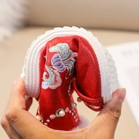 Leey-World Toddler cipele za djevojke cipele tople pamučne čizme vezene čizme Nacionalni stil čizme