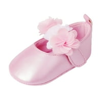 Rovga Toddler Cipele za dječje djevojke Jedne cipele Cvjetne prve šetače cipele s magim sandale princeze
