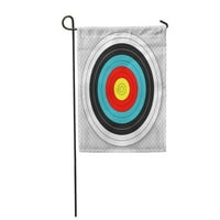 Plavi lovački cilj za streličarstvo na crvenoj preciznosti Precizna baštenska zastava Dekorativna zastava