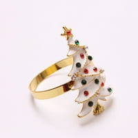 Izvrsni božićni salvetski prstenovi ukrasni Xmas tematski salveta