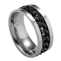 Jednostavan prsten osjetljiv prsten od nehrđajućeg čelika nakit kreativni prsten modni prsten za prstenje