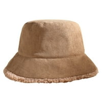 Mosey Winter Bucket Hat Cosy Fau LambSwool Dvostrana reverzibilna zadebljana runa toplo zadržite ribarsko