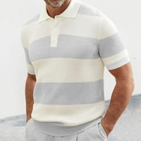 Vedolay muns polo majice Muški kratki rukav Golf polo košulje vlage Wicking performanse kontrast boja