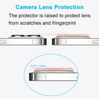 [PACK] Bling kamera zaštitnik za iPhone PRO MA, za iPhone Pro, sjajni dijamantski kristalni poklopac