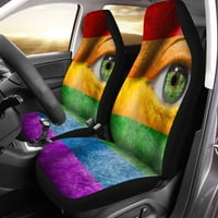 Set auto-sjedala pokriva se zahvalnostVinovska bundeva univerzalna auto prednja sjedala Zaštitni za