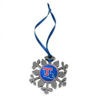 LinksWalker LW-CO3-LTU-SFO Louisiana Tech Bulldogs-Snow Flake Ornament
