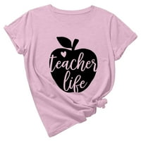Dan učitelja ZODGGGGGGGGA Osnovni tinejdžeri za ženska bluza za bluzu učitelja Ljetna modna posada Crta