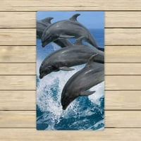 Delfini valovi Havaji Pacific Ocean Divljač morske životinje ručnici za kupanje mikrofibrani kupatilo