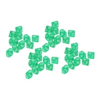 Set baka, bočni plastični brojevi Polihedralni kockice set za ulogu ploče Igranje tablice Igre Nastava zabave