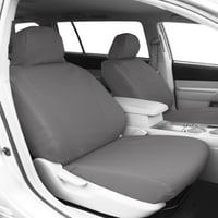 Calrend Prednja kašika Duraplus Seat pokriva za 2010- Jeep kompas - JP189-08DA svijetlo sivi umetak i obloži
