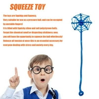 Ljepljiva igračka Spider web dječji poklon Halloween Poklon J5H D5X7