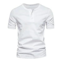 Muška majica Grafički jednostavan gumb Kratki rukav Tees bluza