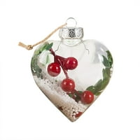 Dpityserensio prozirni božićni kuglični božićni ukras božićnog stabla privjesak