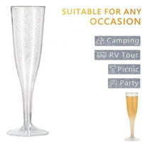 Šampanjci flaute čisti šampanski čaša za jednokratnu piću Kup za vinovanje Vjenčani odmor Božić Tost