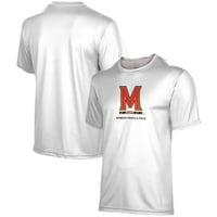 Mladića Fonsher White Maryland Terrapins Ženska majica i polje Logo majica