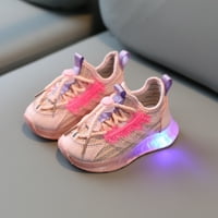 Dječje cipele LED Flash Cipele sa paukom Gornji za dječake Djevojke Girls Glowles Najbolji poklon za