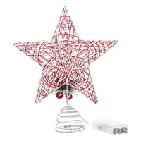 Tree Božićna zvijezda Xmas Treetop Ornament Topper Topper Star Decoration Ornament LED ukrasiDecor ukras