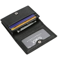 Kreativna Bi-Fold torbica originalni kožni novčanik Multi-kartica kopča sa zatvaračem Novčanik za muškarce