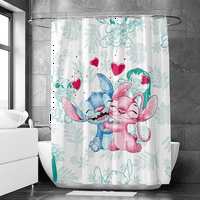 Lilo & Stitch poliesterski tuš za tuširanje Jedinstvena zavjesa za kupaonicu za rođendanski suvenirni