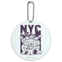 NYC kornjače Okvirni prtljažnični ID oznake Kočnica za kofer prevoz