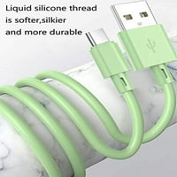 6ft USB tip C kabl, TPE brzi USB C punjač za sinkronizovane vrpce punjač za telefon za Samsung Galaxy