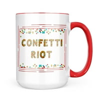 Neonblond Confetti Riot Birthday Party Confetti Poklon za ljubitelje čaja za kavu
