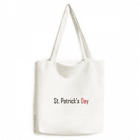 Proslavite svetog Patricka 鈥檚 Dnevni festival blagoslova Tote platnene torbe za kupovinu Satchel Casual