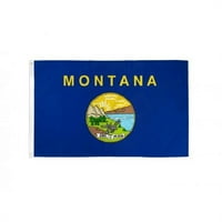 Glavni ST-MT u. Montana državna poliesterska zastava