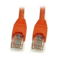 30ft Cat Ethernet RJ patch kabel, nasukan, bezobziran podignut, narandžasti