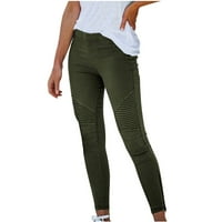 Leesechin Joggers za žene čišćenje dame casual labave hlače udobne radne hlače džepove elastične hlače