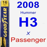 Hummer H sečiva za stražnje brisač - Premium