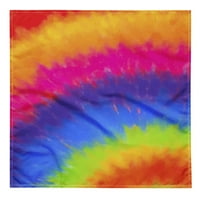 Tie Dye Rainbow Swirl Projektač uzorka All-over Print Bandana TopkoAlatee