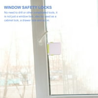 Dječja otporna na kliznu staklena vrata Zaključavanje prozora djece sigurnosna klizača