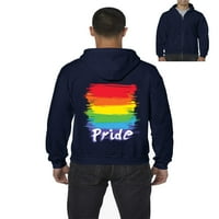 Arti - Muška dukserica Pulover punog zip - Rainbow Pride