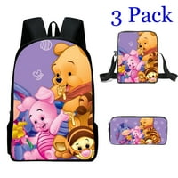 Winnie The Pooh crtana ruksačka školska torba, Winnie The Pooh ruksak s bag za ručak