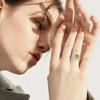 Prsten za žene bakar Jednostavan suncokret pogodni su razni navratnici ženski prsten
